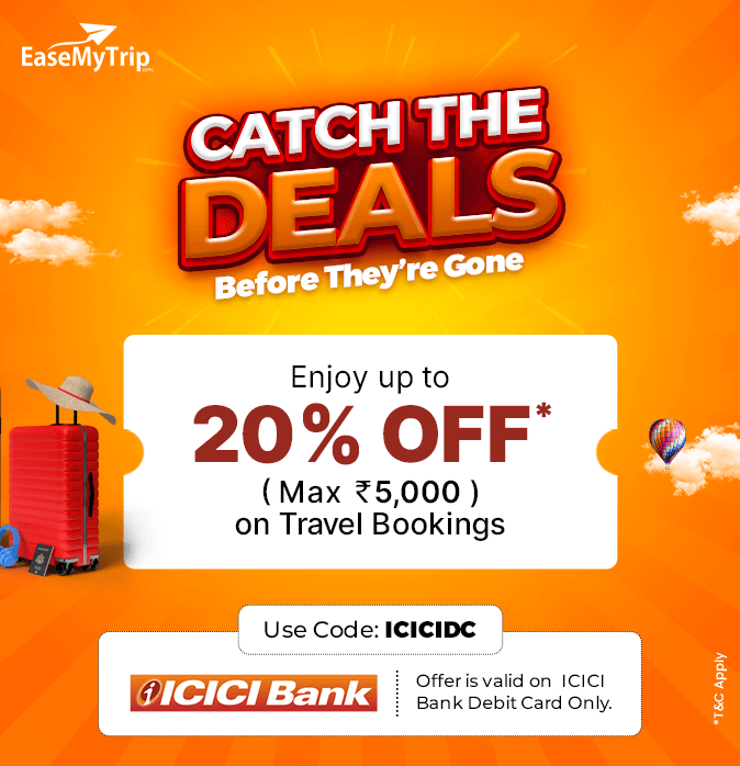 ICICI Bank Debit Card Offer, Avail Exclusive Deals on Flights, Hotels & Bus