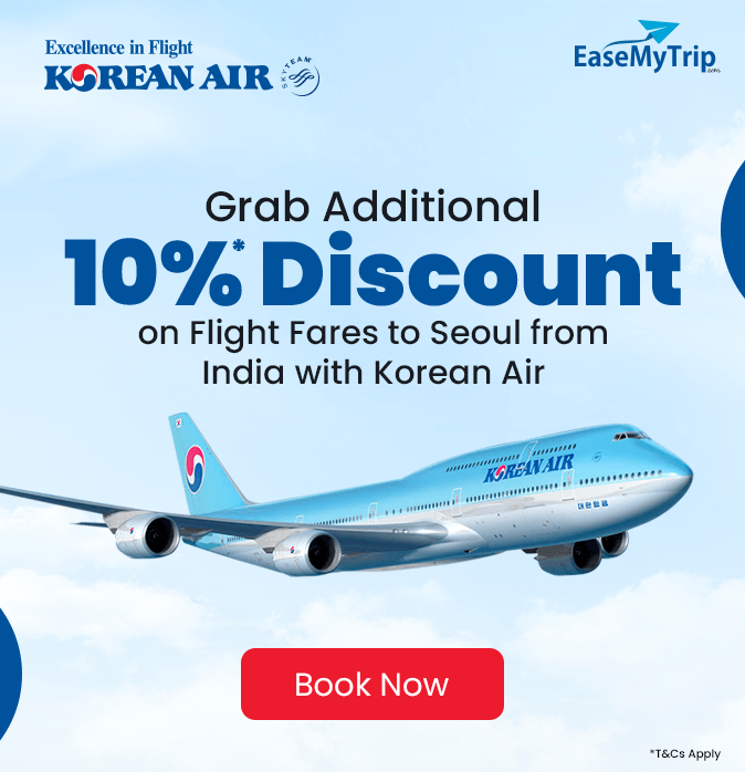 Korean AirÂ Offer, Get Additional 10 Discount on Flights to SeolÂ