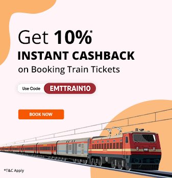 train cashback Offer