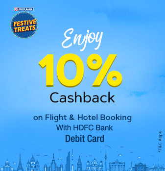 Get Great Cashback On Flight Hotel Bookings On Hdfc Bank Debit Cards