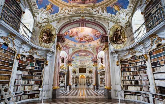 Admont Abbey Library Admont in Austria