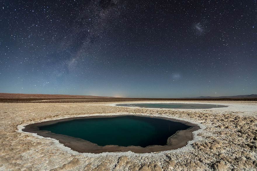 Lagunas Baltinache (Atacama Desert)