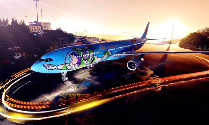 Toy Story Themed Airplane