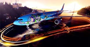 China Eastern Airline Toy Story Themed Airplane