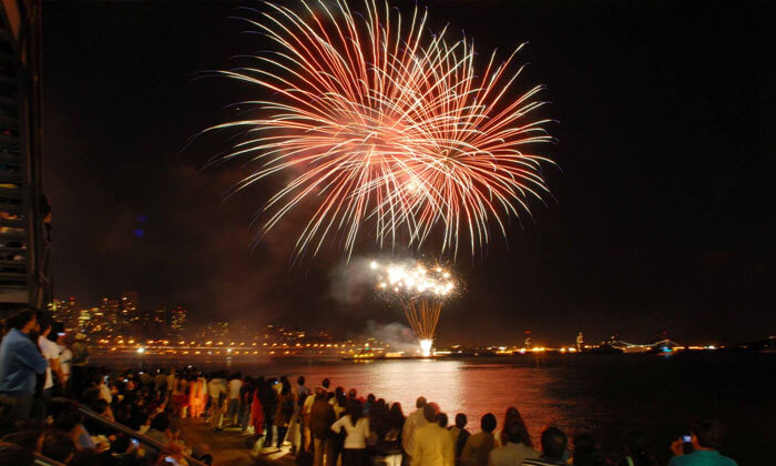 Fireworks in Mumbai and Uttar Pradesh