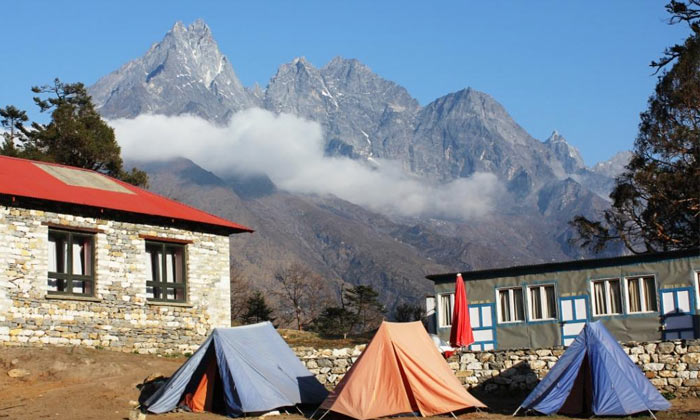 The Base Camp of Gangria