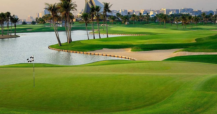 golf course in Dubai