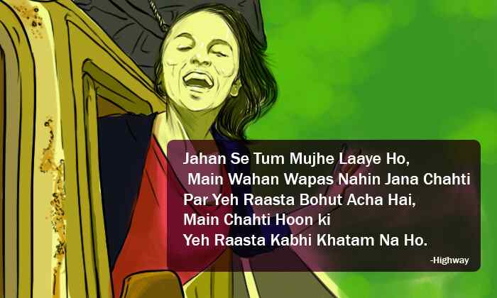 Movie quotes hindi rockstar All Time