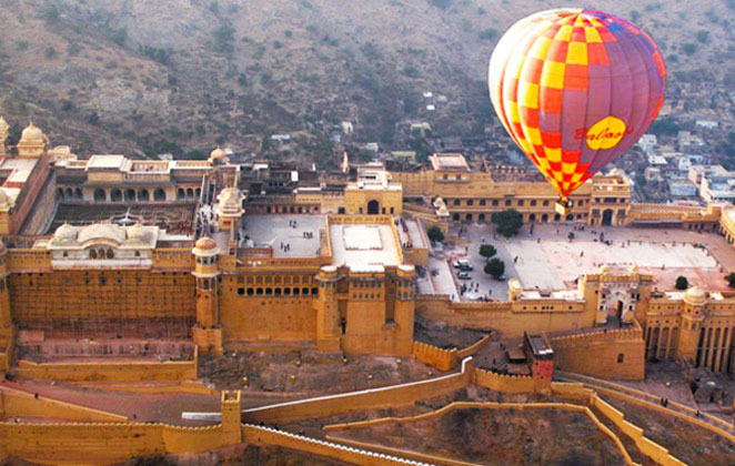 In a Hot Air Balloon in Rajasthan