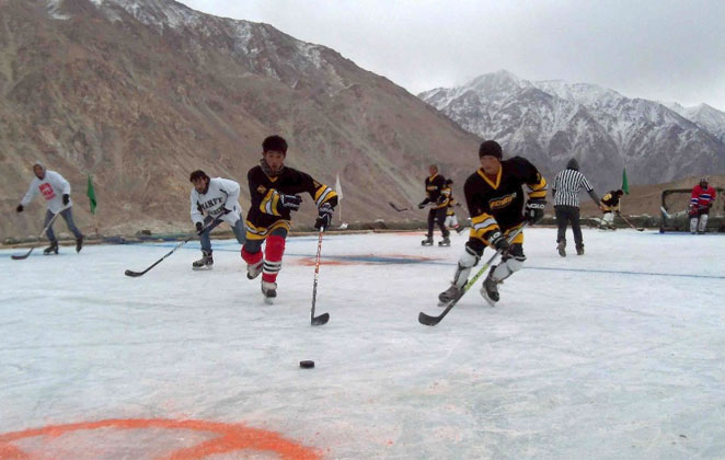 Opportunity to Play Ice Hockey on Ponds and Lakes