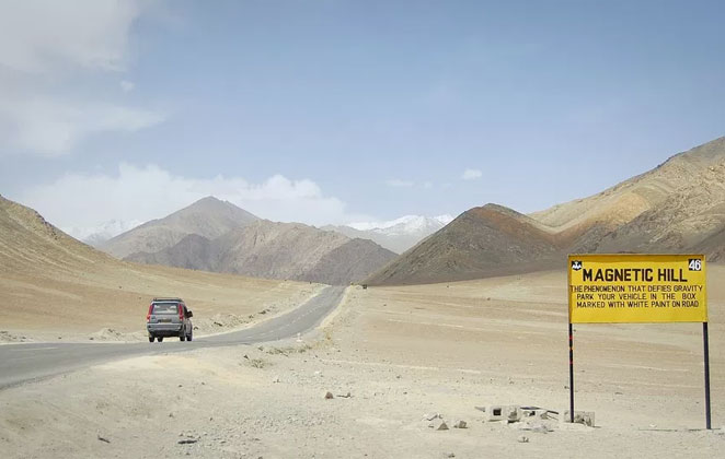 The Magnetic Hill of Leh, Ladakh