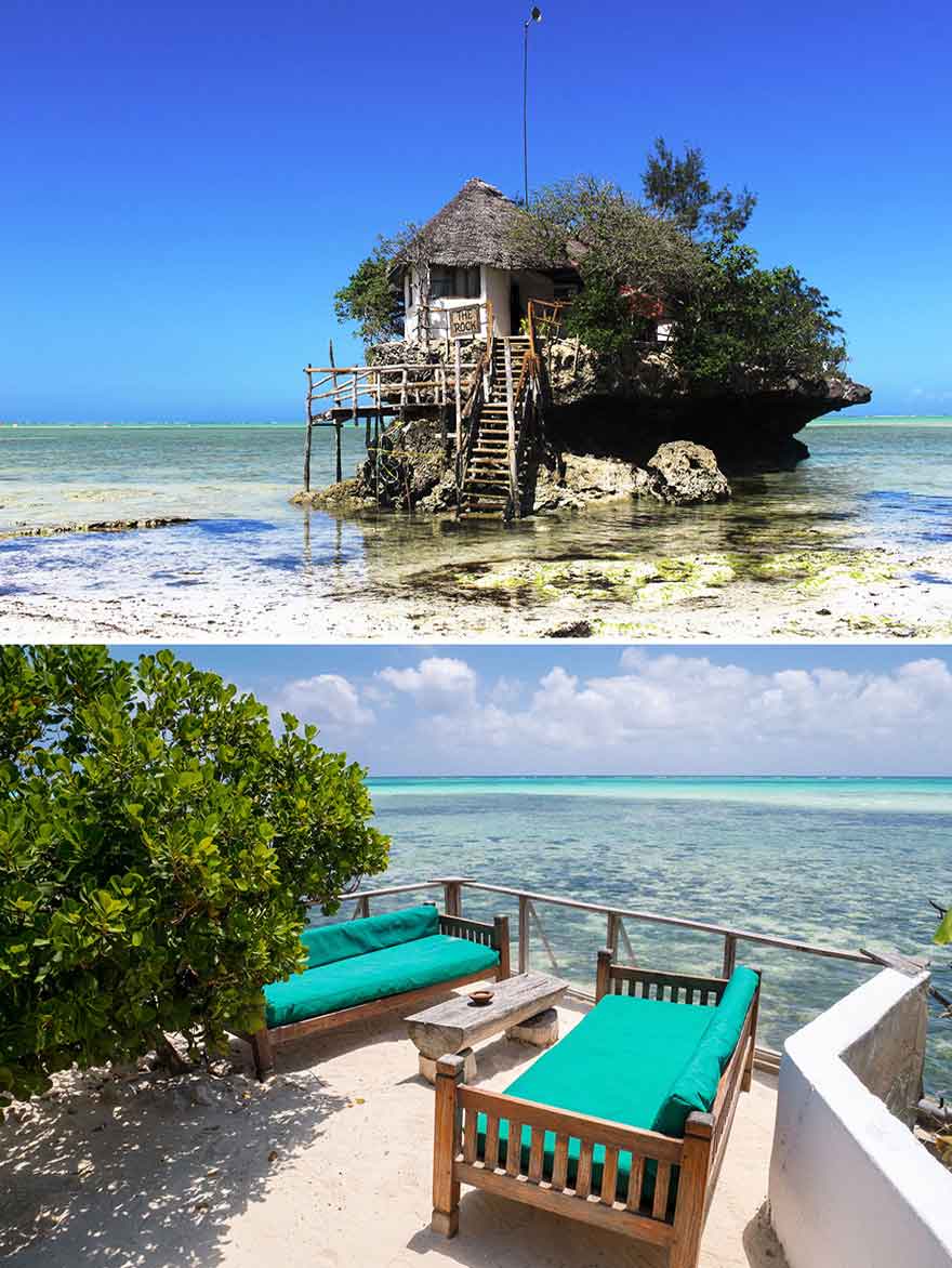 The Rock, Michamvi Pingue, Zanzibar- Dine With Breathtaking Views Of Indian Ocean.