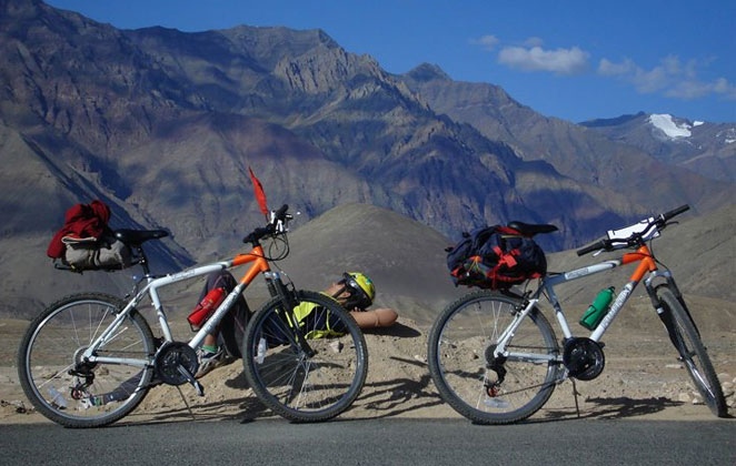 Ladakh is Ideal for Mountain Biking