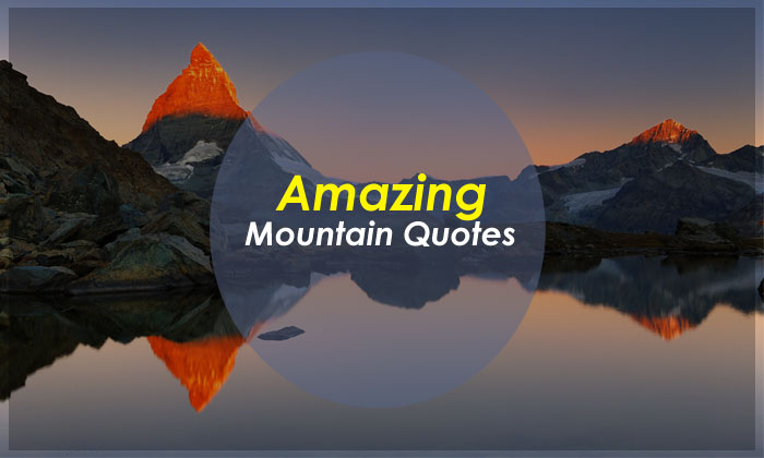 Amazing Mountain Quotes