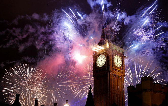 Welcome New Year at 5 Super Hot Destinations in the World