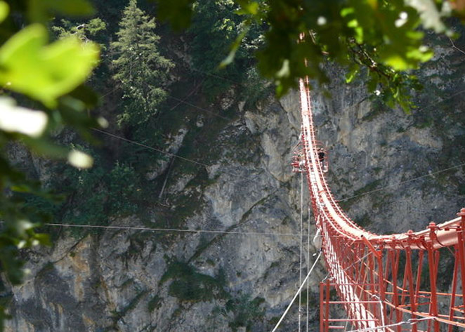623 Feet High Niouc Bridge, Switzerland