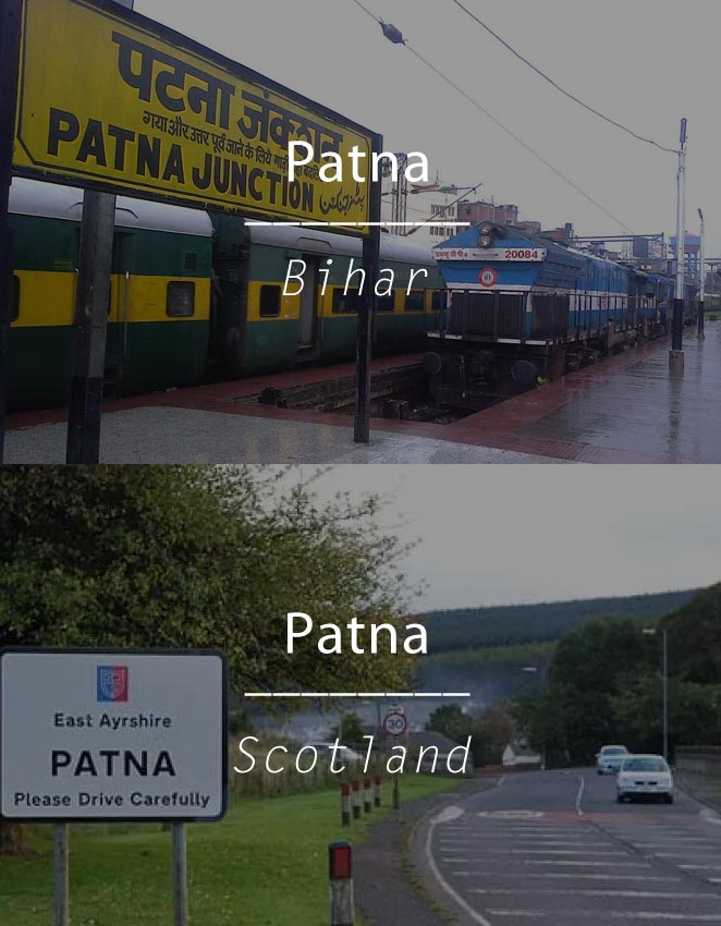 “Patna” in Bihar & Scotland