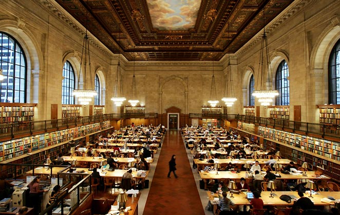 New York Public Library New York in USA