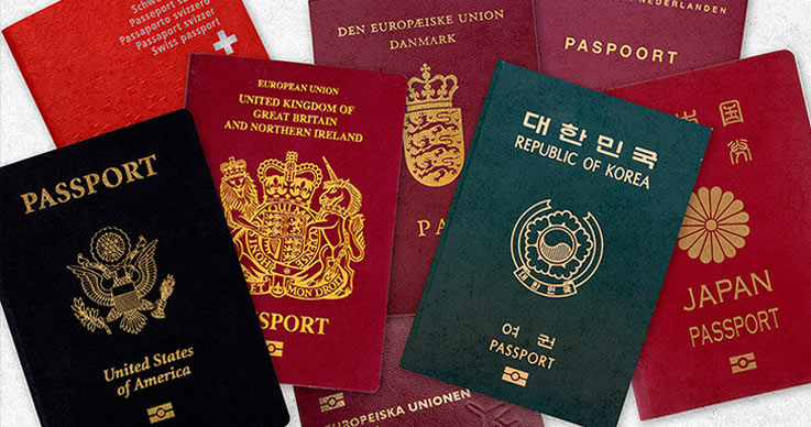 Reason behind the Passports Having Only Four of These Colors