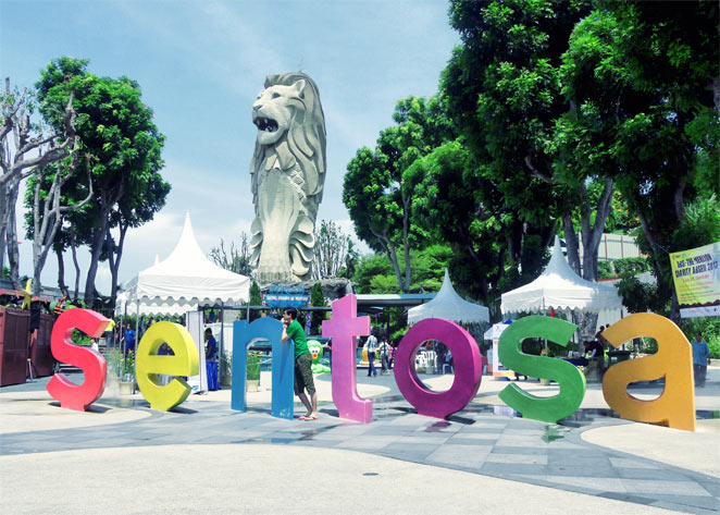 Sentosa Island in Singapore