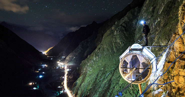 Skylodge: Welcome the Most Terrifying Hotel In The World