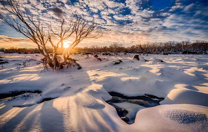 Australian Alps receive more snowfall than Switzerland