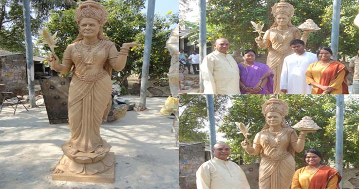 Sonia Gandhi Temple in Telangana