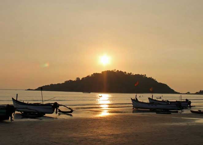 Sunset at Palolem Beach, Goa