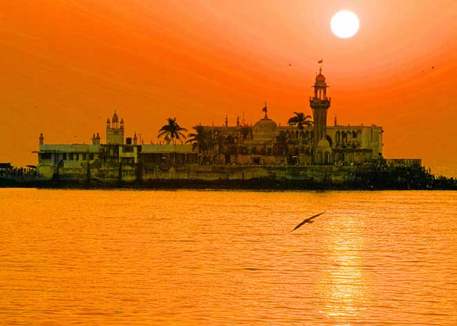 Sunset at Haji Ali Dargah