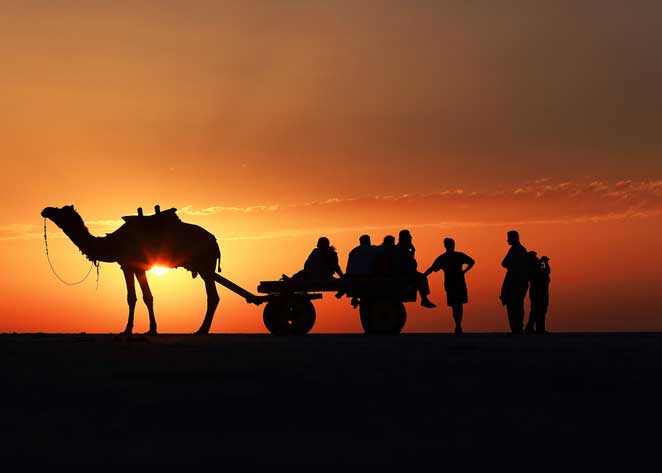 Sunset at Rann of Kutch