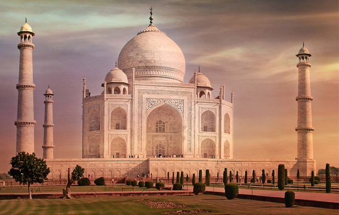 In Front of Taj Mahal