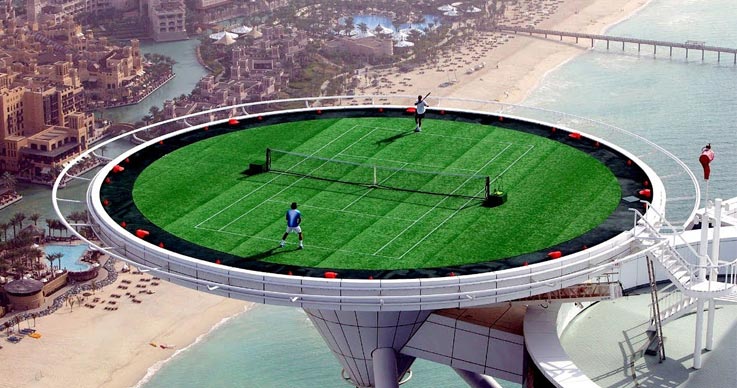 Rooftop Tennis Court