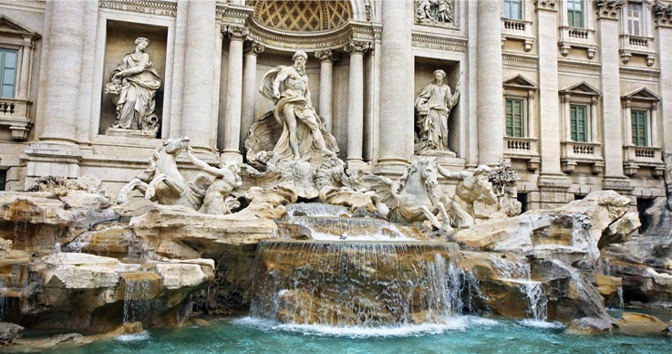 Italy’s Famous Trevi Fountains Offerings Get Used in Charity