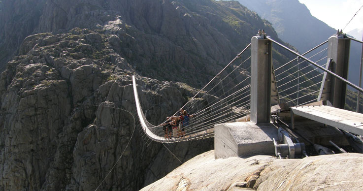The Trift Bridge, Near Gadmen, Switzerland
