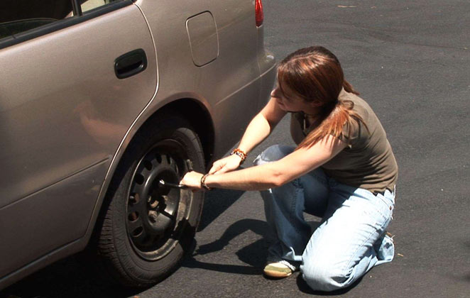 Practice How to Change the Tire