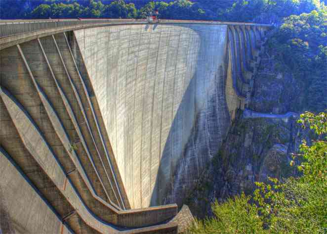 721 Feet High Verzasca Dam, Switzerland