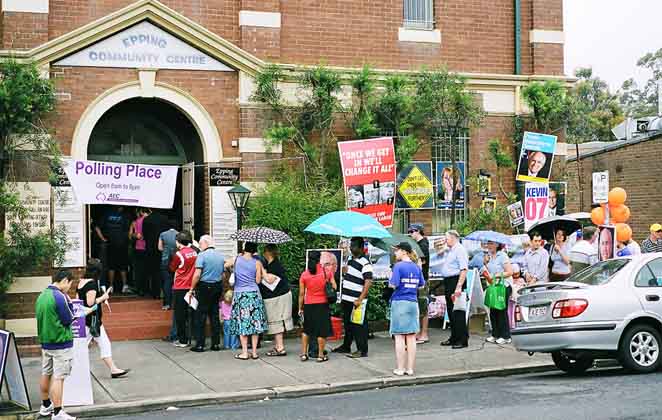 Women Voting Right in Australia